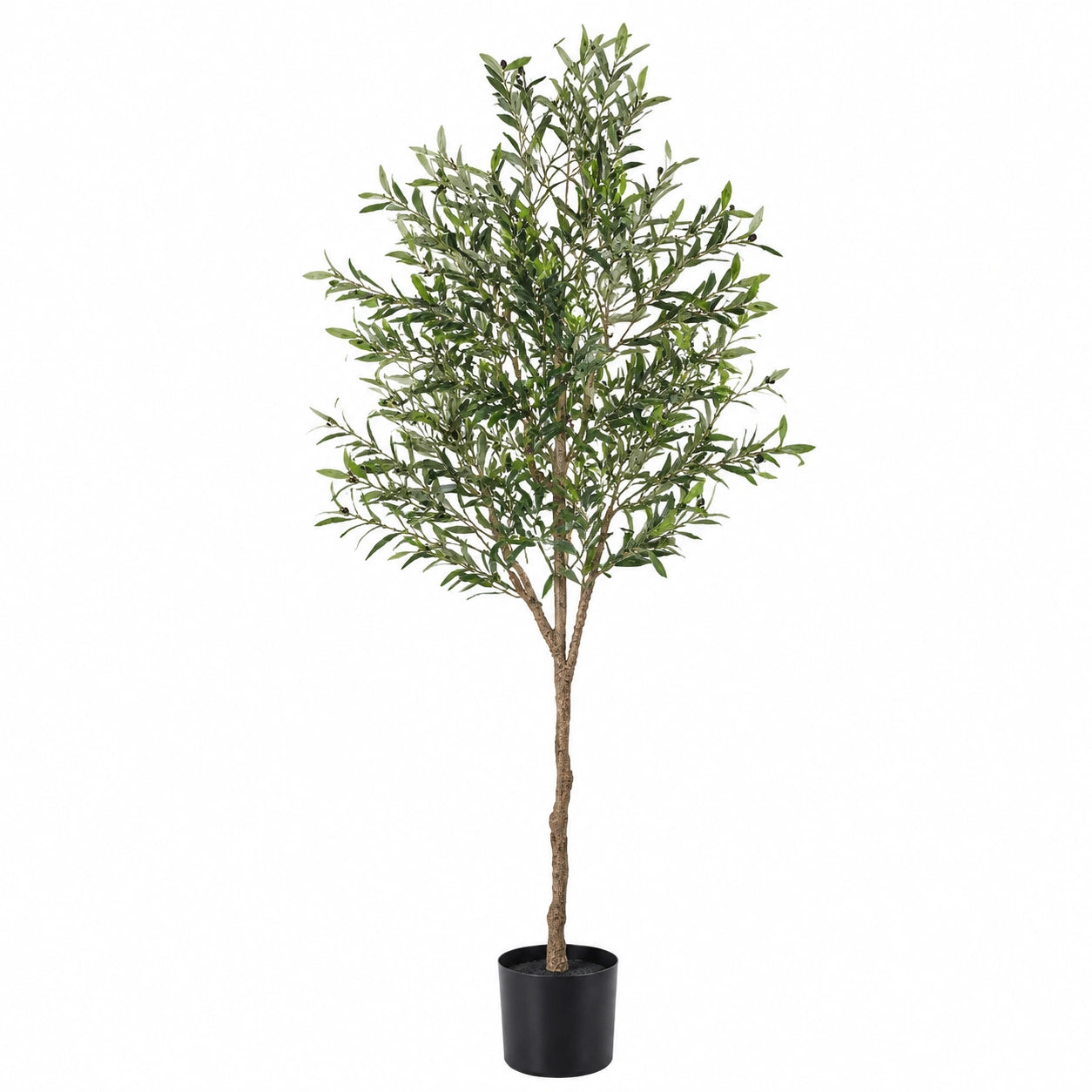 Árbol artificial de olivo con maceta, 180 cm - Verde y Marrón
