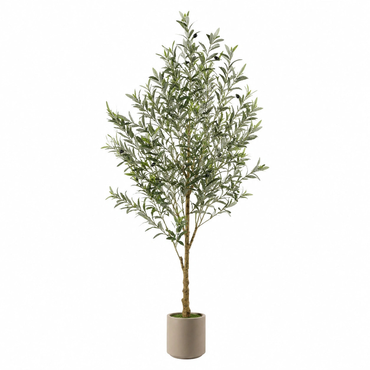Árbol de Olivo Artificial 180 cm Verde para Interior