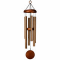 Campanas de Viento de Tubos Metálicos Marrón 80 cm
