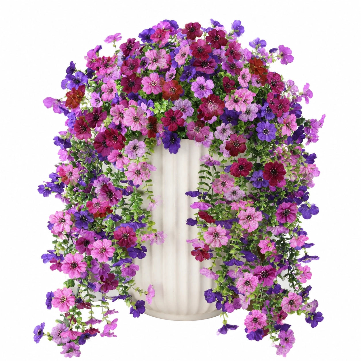Flores Artificiales Colgantes Multicolor Decorativas de 85cm